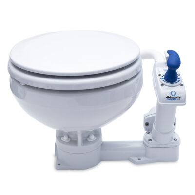 Albin Manual Marine Toilet - Compact