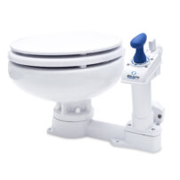 Albin Manual Marine Toilet - Compact Low
