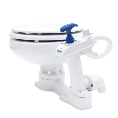 Albin Manual Marine Toilet - Compact Low