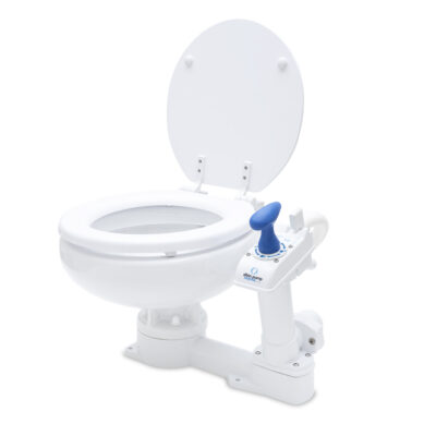 Albin Manual Marine Toilet - Compact Low