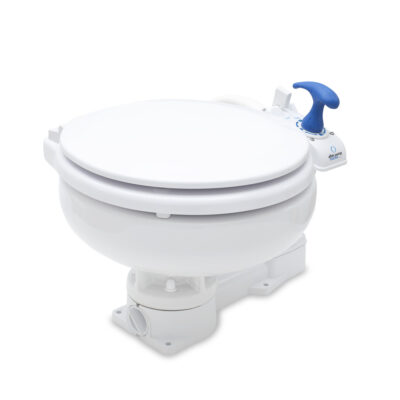 Albin Manual Marine Toilet - Compact Low