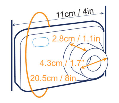 Waterproof Zoom Lens Camera Case