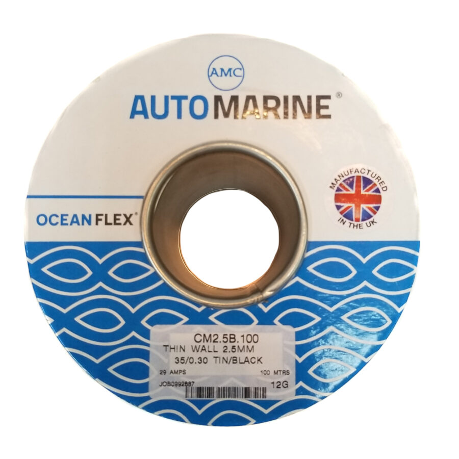Oceanflex Tinned Copper Cable 2.5mm2 Single Core Marine Wires