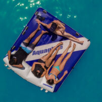Aquaglide Airport Classic - Floating Inflatable Lounger Platform & Towable