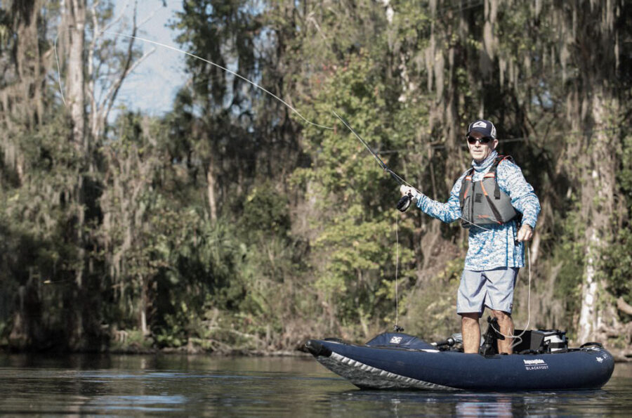 Aquaglide Blackfoot Angler 125 HB Inflatable Fishing Kayak