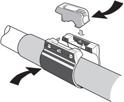 Clamcleat CL244 Aluminium Boom Cleat and Clamps