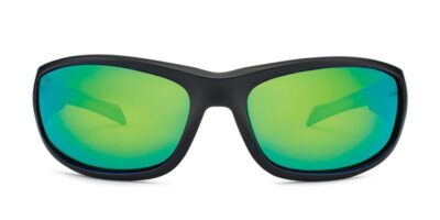 Capitola Matt Black with Ocean Green lens