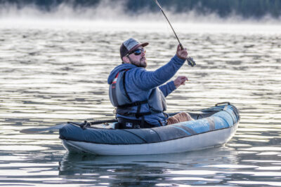 Aquaglide Chinook 90 Inflatable Single Kayak