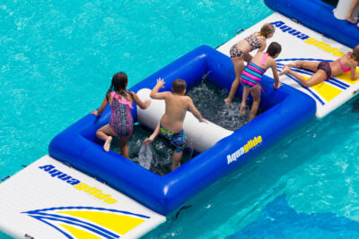 Aquaglide Delta - Inflatable Splash Station