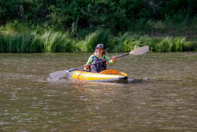 Aquaglide Deschutes 110 Inflatable Single Kayak