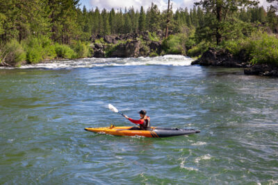 Aquaglide Deschutes 130 Inflatable Single Kayak