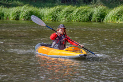 Aquaglide Deschutes 130 Inflatable Single Kayak