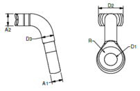 Blue Wave Rope Forged T Eye Terminals - Rigging for Dyneema Ropes