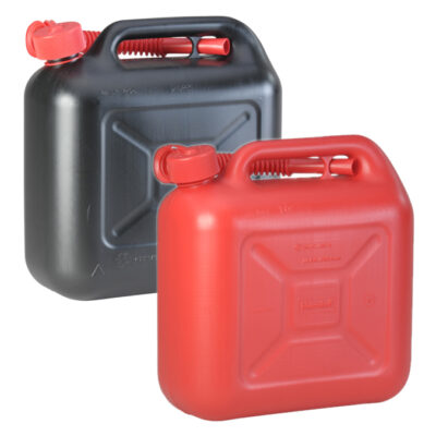 10L Jerry Can With Flexi Spout UN Certified Fuelcan - Red & Black