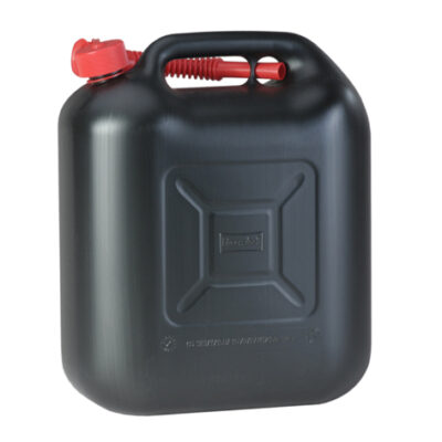 20L Jerry Can With Flexi Spout UN Certified Fuelcan - Black