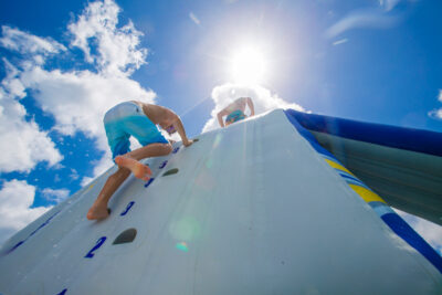 Aquaglide King of the Mountain - Climber & Water Slide