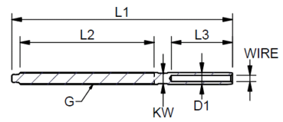 Blue Wave Long Threaded Terminals