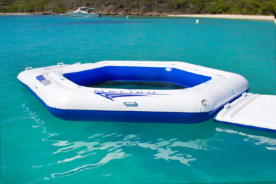 Aquaglide Malibu Island - Large Floating Inflatable Oasis