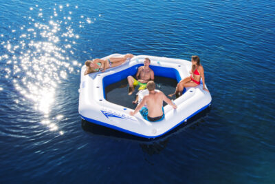 Aquaglide Malibu Island - Large Floating Inflatable Oasis