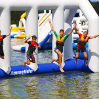 Aquaglide Neptune - Inflatable Water Play Station