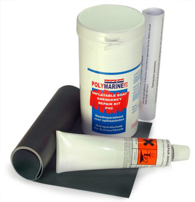 Polymarine PVC Emergency Boat Repair Kit Black