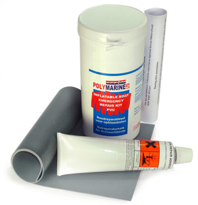 Polymarine PVC Emergency Boat Repair Kit Grey