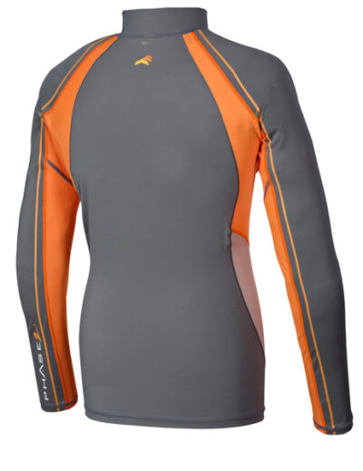 Crewsaver Phase2 long Sleeve Rash Vest-Back