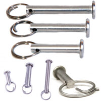 Clevis Pins - Wide Range of Sizes and Lengths With Split Rings