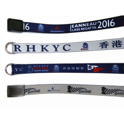 Custom Belts for Crew and Regattas