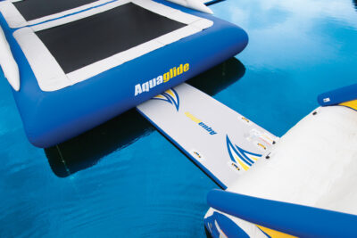 Aquaglide Speedway 10 - Floating Inflatable Platform and Link