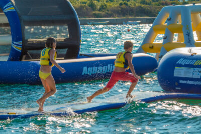 Aquaglide Speedway 20 - Floating Inflatable Platform and Link