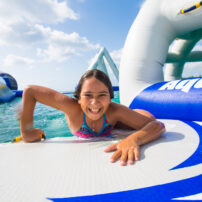 Aquaglide Speedway 20 - Floating Inflatable Platform and Link