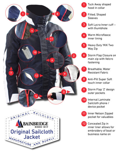 Bainbridge Sailcloth Jacket - Specs
