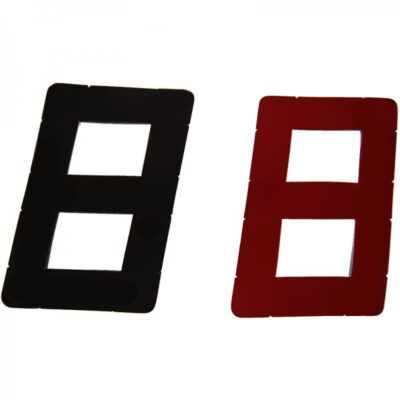 Sail Numbers - Black and Red 9"