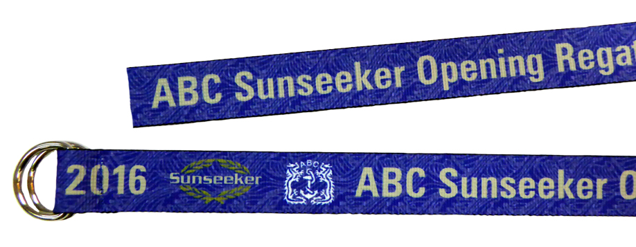 Custom Crew Belts - Aberdeen Boat Club - Sublimation Regatta Belt by Sky International