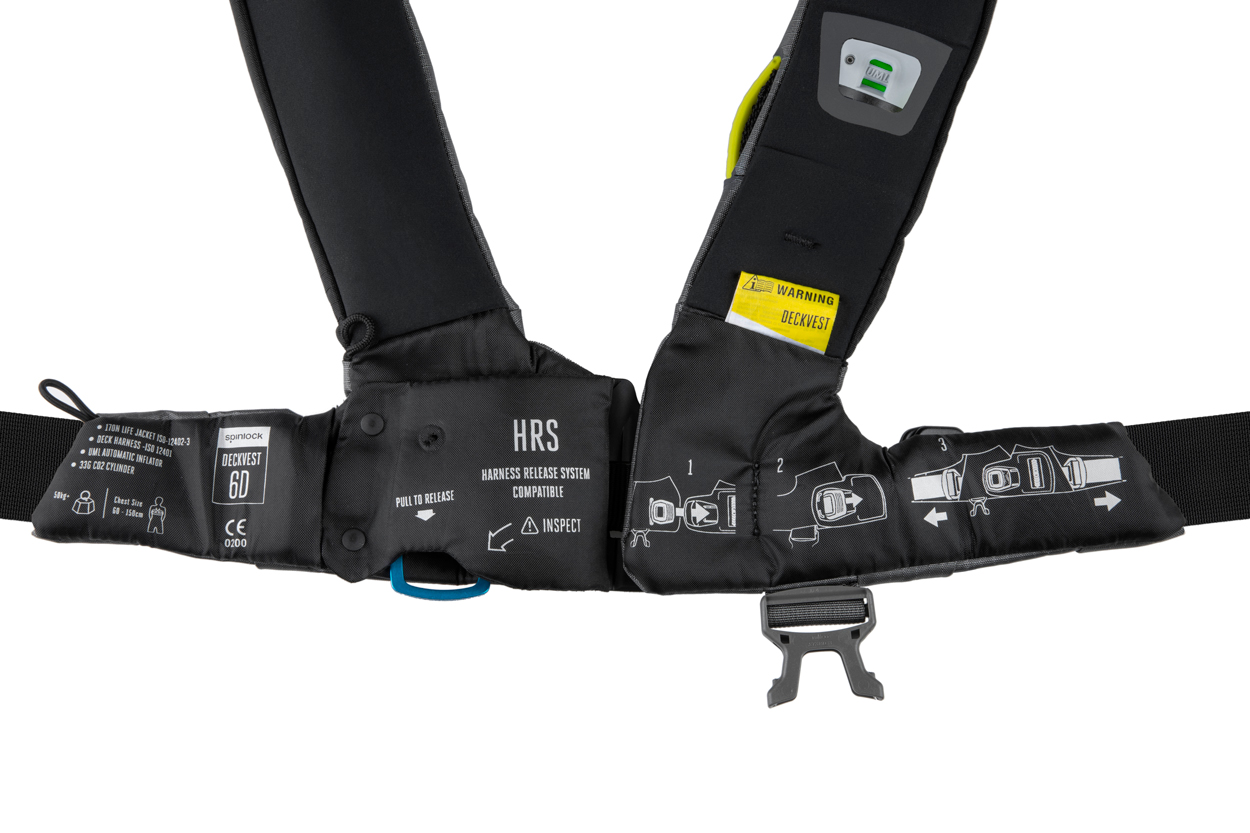 Deckvest 6D 170N Pro Sensor Lifejacket With HRS from Spinlock