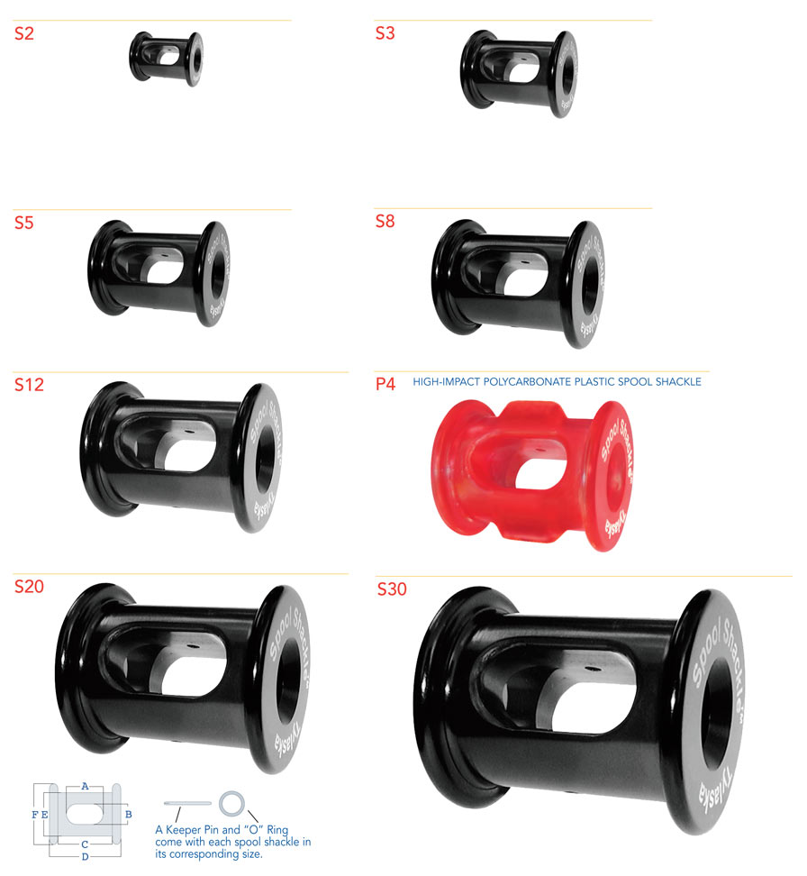 Tylaska Spool Shackles