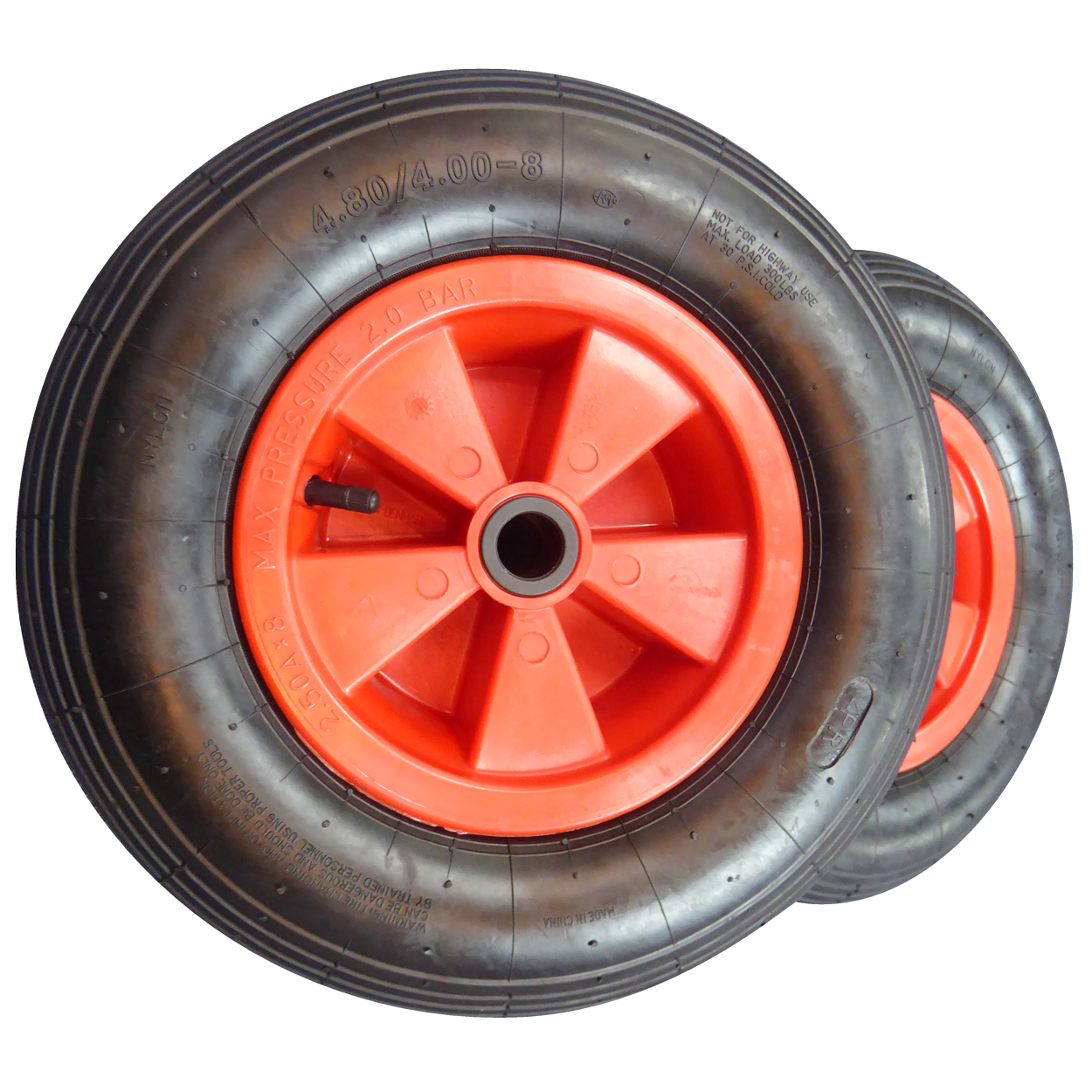 3.50/4.00-8 PINK 14" PUNCTURE PROOF LAUNCHING TROLLEY WHEELS WHEEL CHOOSE BORE 