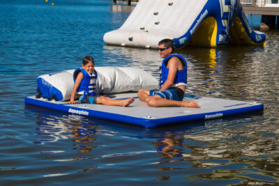 Aquaglide Sundeck - Floating Inflatable Lounger Platform