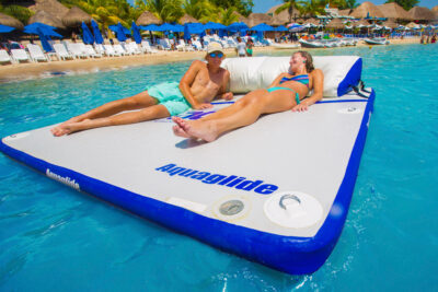 Aquaglide Sundeck - Floating Inflatable Lounger Platform