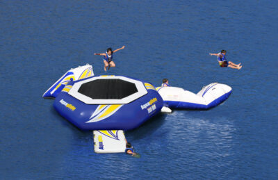 Aquaglide SuperTramp 14 - Water Trampoline with SwimStep