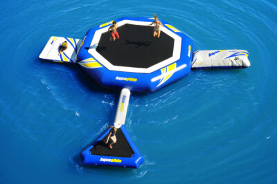 Aquaglide SuperTramp 23 - Water Trampoline with SwimStep