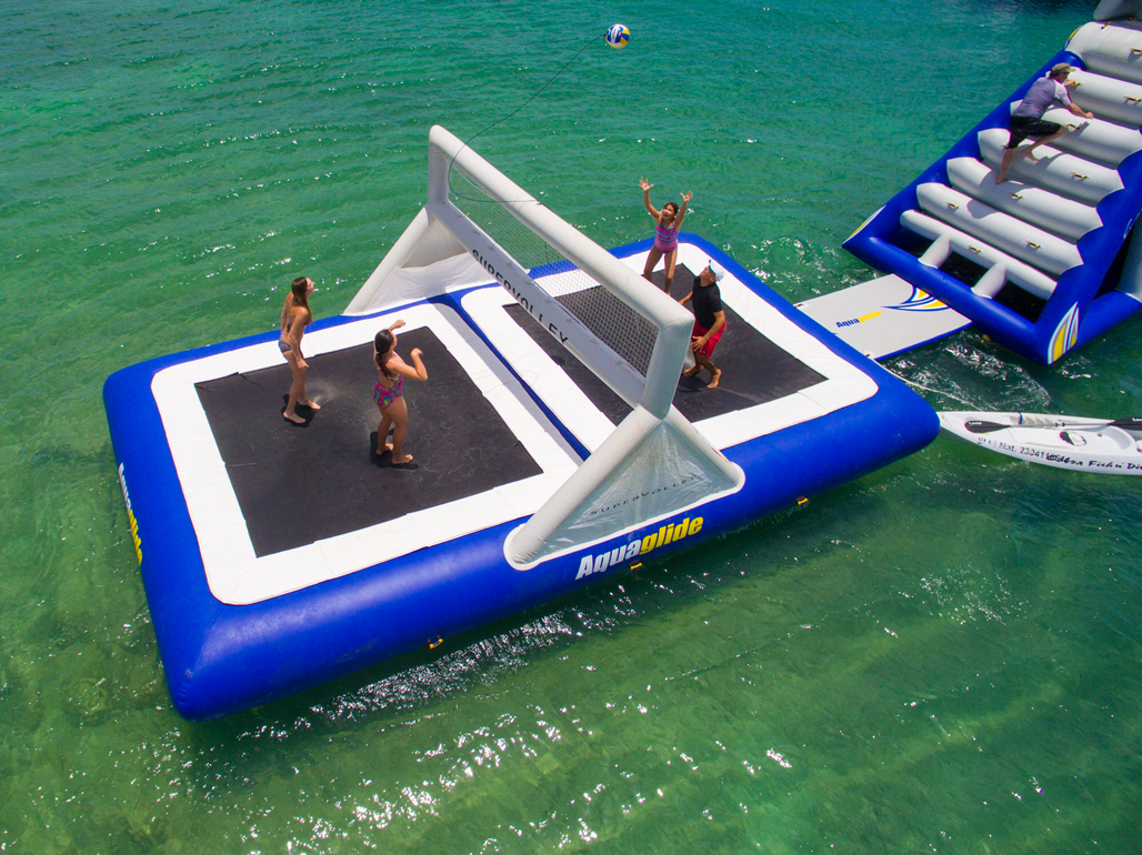 inflatable volleyball court