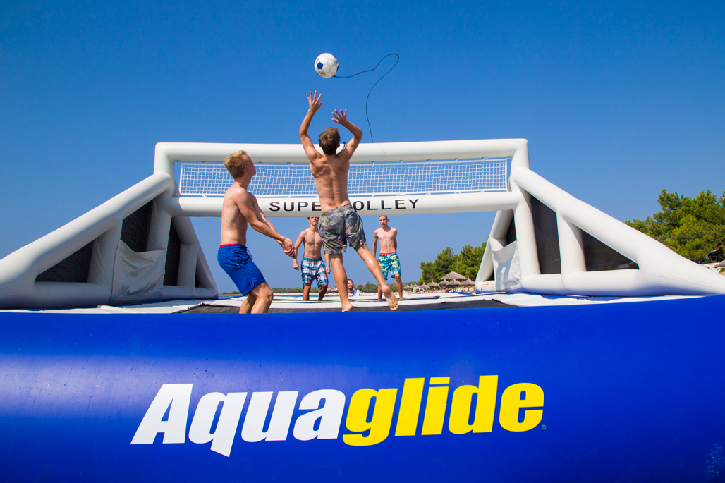 Aquaglide Supervolley - Inflatable Floating Volleyball Court