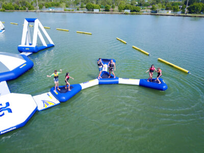 Aquaglide Triad - Floating Inflatable Balance Beam
