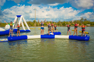 Aquaglide Triad - Floating Inflatable Balance Beam