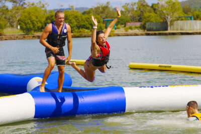 Aquaglide Triad - Floating Inflatable Balance Beam