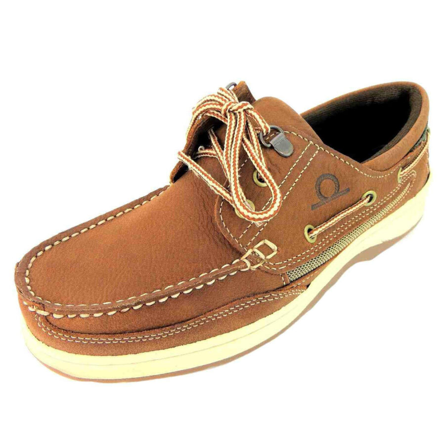 Mens Yachting Deck Shoes Stylish 3 eyelet lace up shoe
