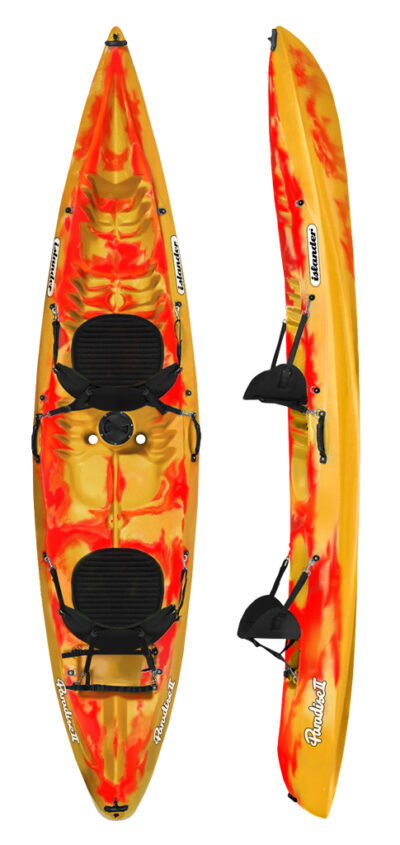 Islander Paradise II Kayak - Saffron/Red