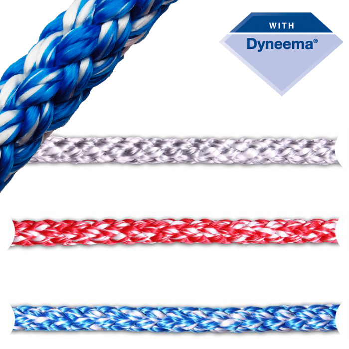 Low Stretch Rope for Boats Rope High Spec 6mm Dyneema Braid MAINSHEET 